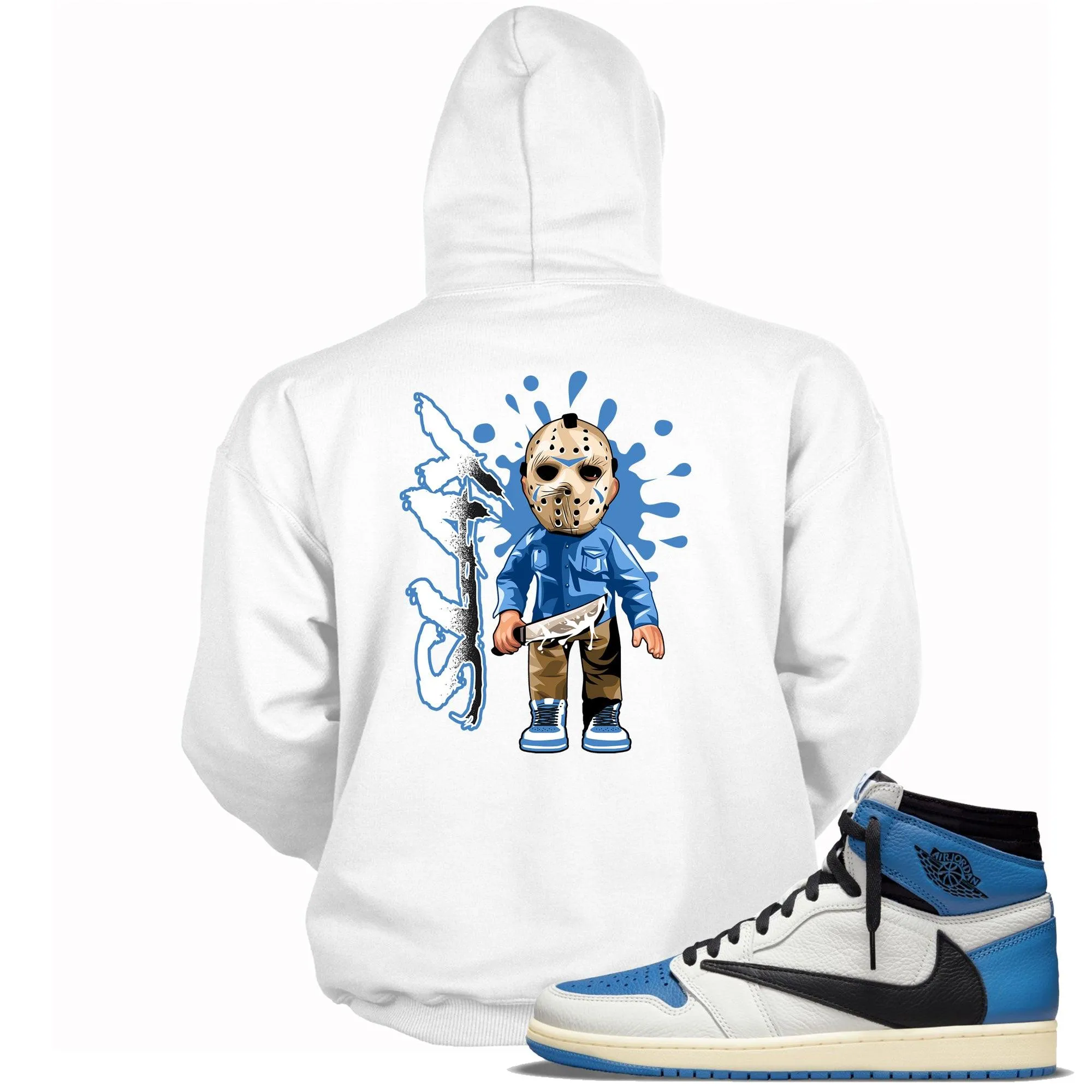 1 High SP Fragment Design x Travis Scott Hoodie Slay