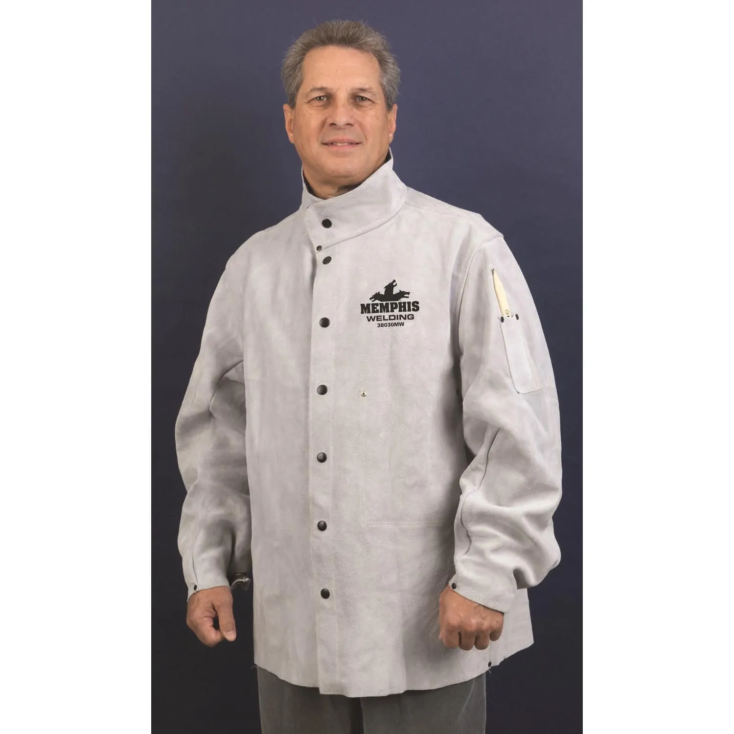 38030MWL MCR Leather Welding Jacket,30",L0