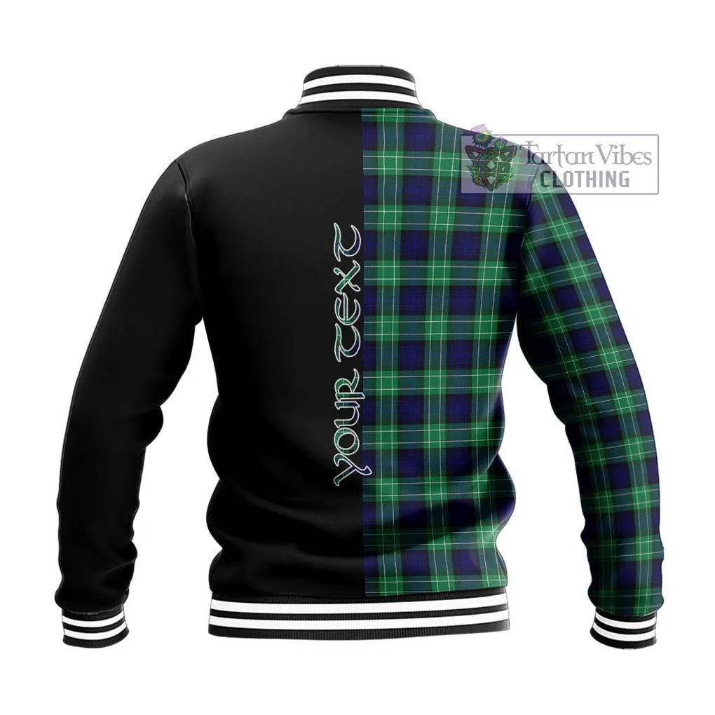 Abercrombie Tartan Baseball Jacket with Family Crest and Half Of Me Style