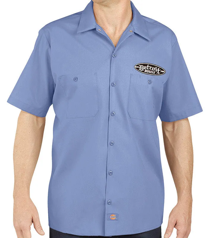 Detroit Muscle Work Shirt, Factory Blue