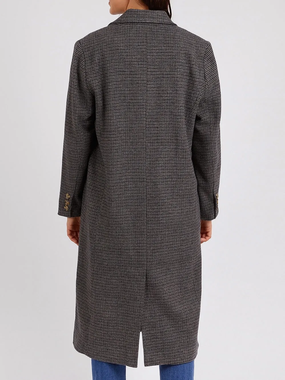 ELM BECKY HOUNDSTOOTH COAT