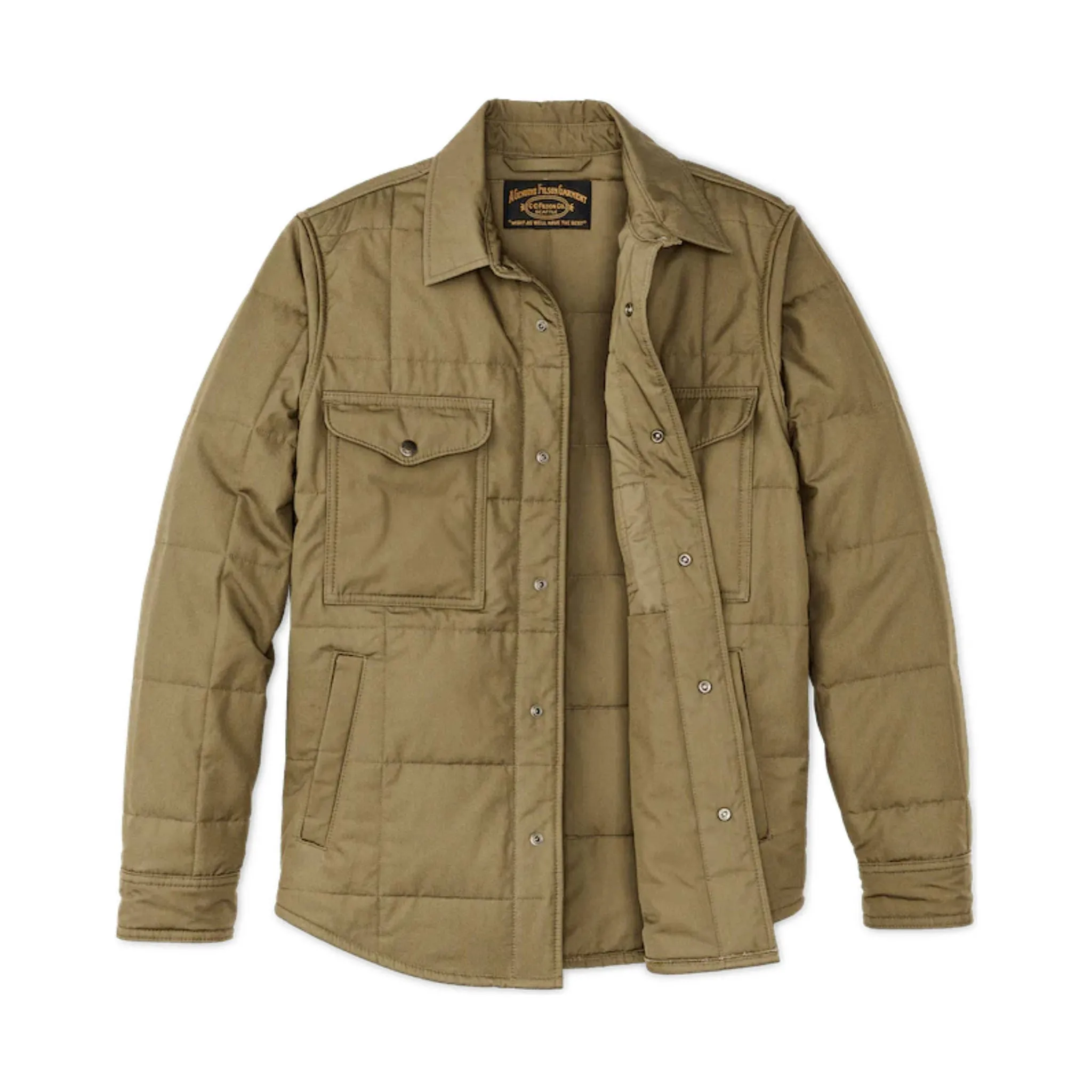 Filson Men's Quilted Jac Shirt - Olive Drab