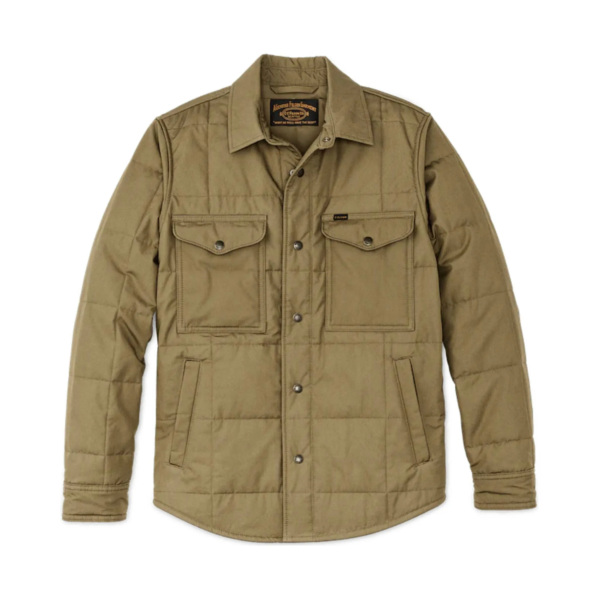 Filson Men's Quilted Jac Shirt - Olive Drab
