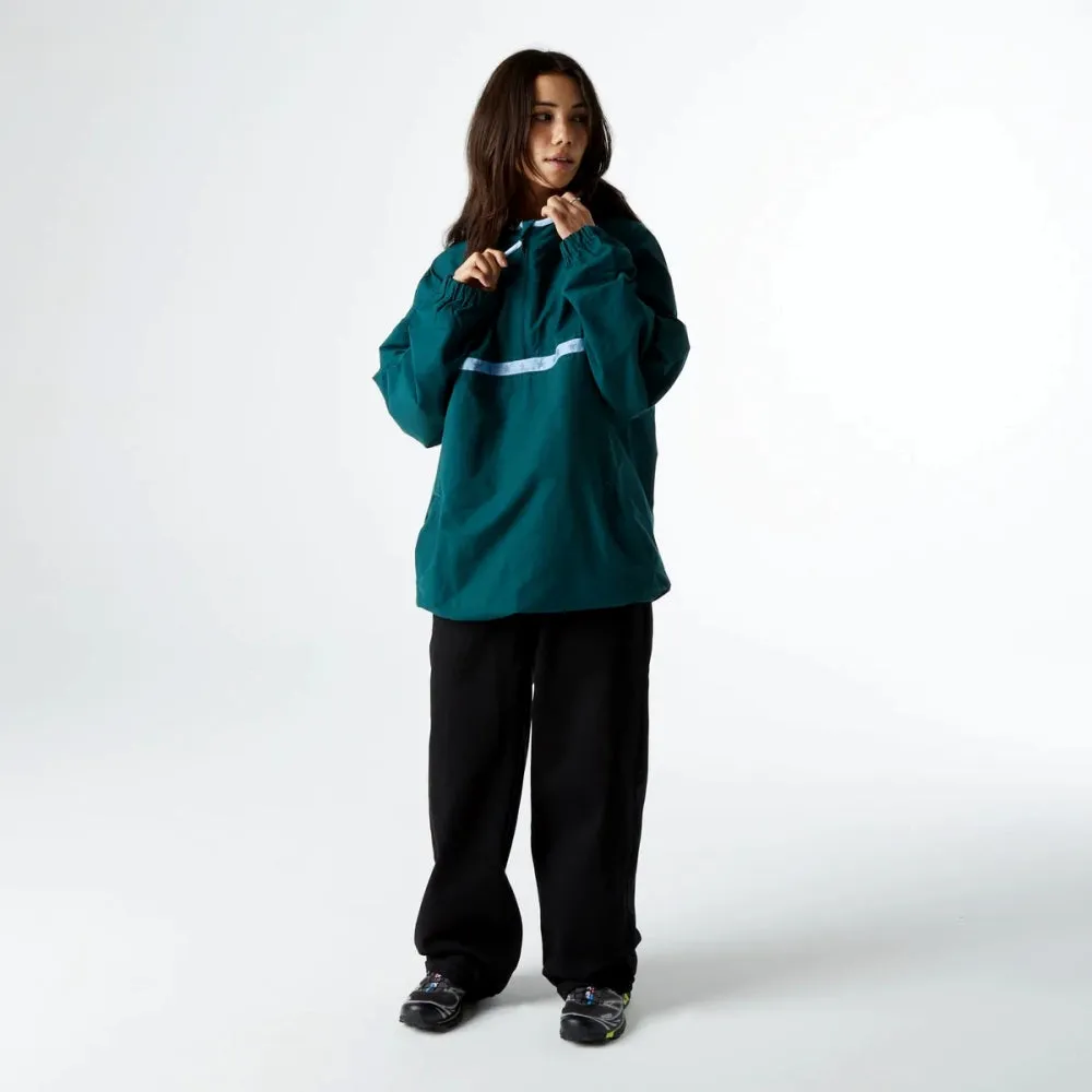 HUF HUF X CRAILTAP BLOCKS ANORAK JACKET-DARK GREEN