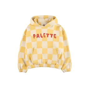 Jelly Mallow Yellow Check Hoodie