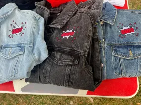 Ohio Burst Embroidered Jean Jacket