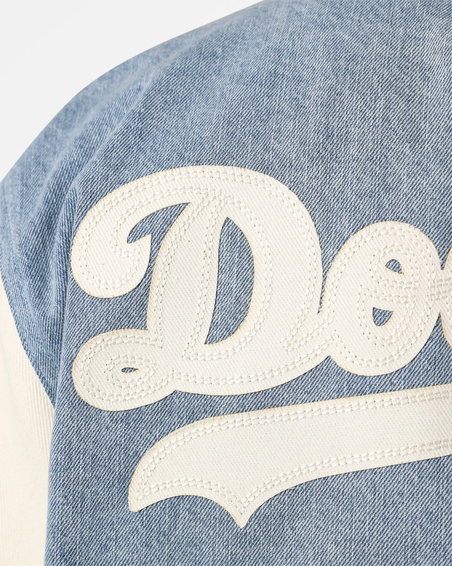 Pro Standard Los Angeles Dodgers Varsity Blue Jacket Denim/Linen