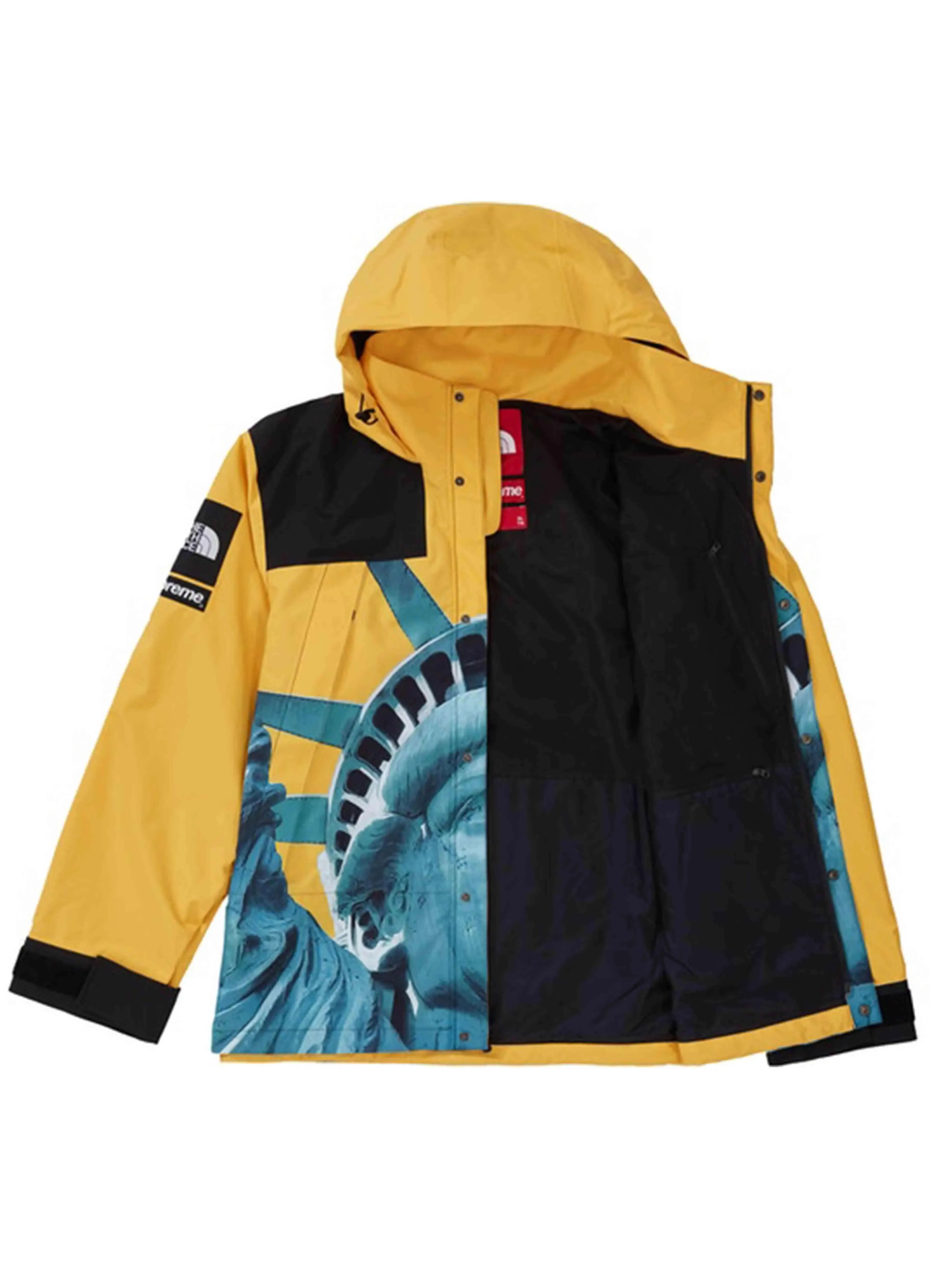 Supreme The North Face Statue of Liberty Mountain Jacket Yellow M