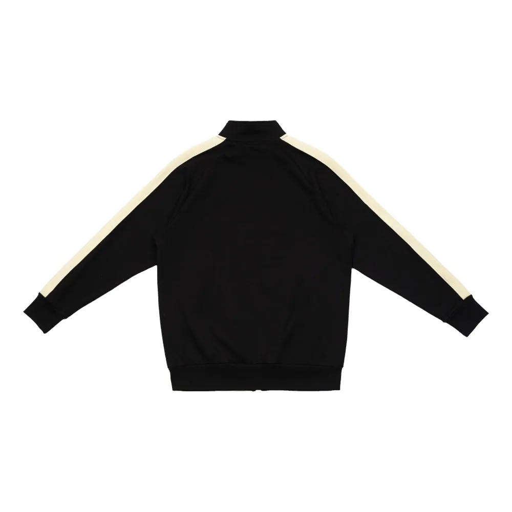 TEAMJOINED JOINED STRIPE ZIP UP-BLACK/BEIGE