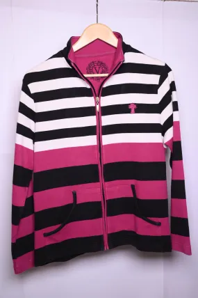 Vivella Black, White, and Red Zipper Jacket
