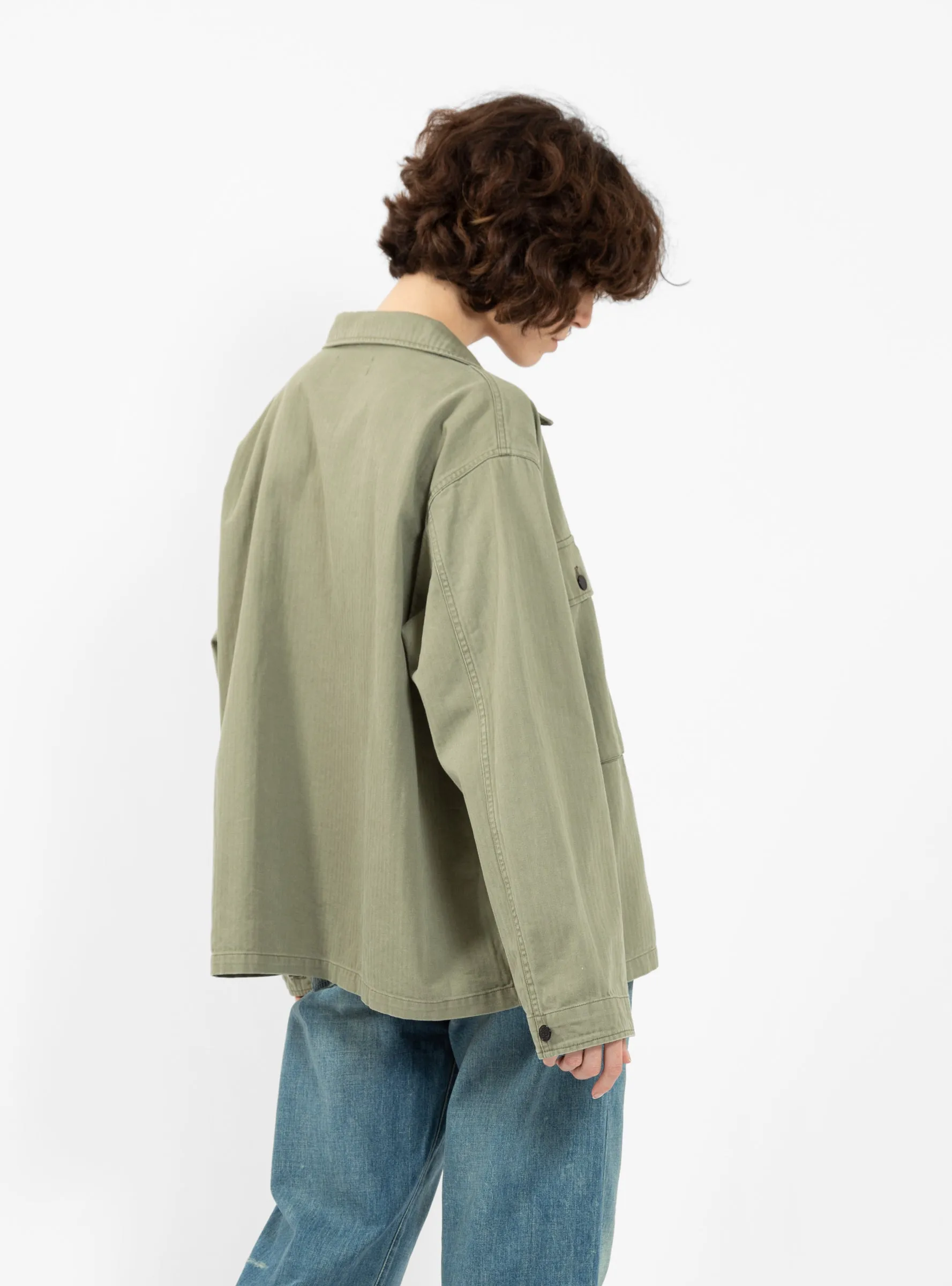 Wide Jacket Khaki Green