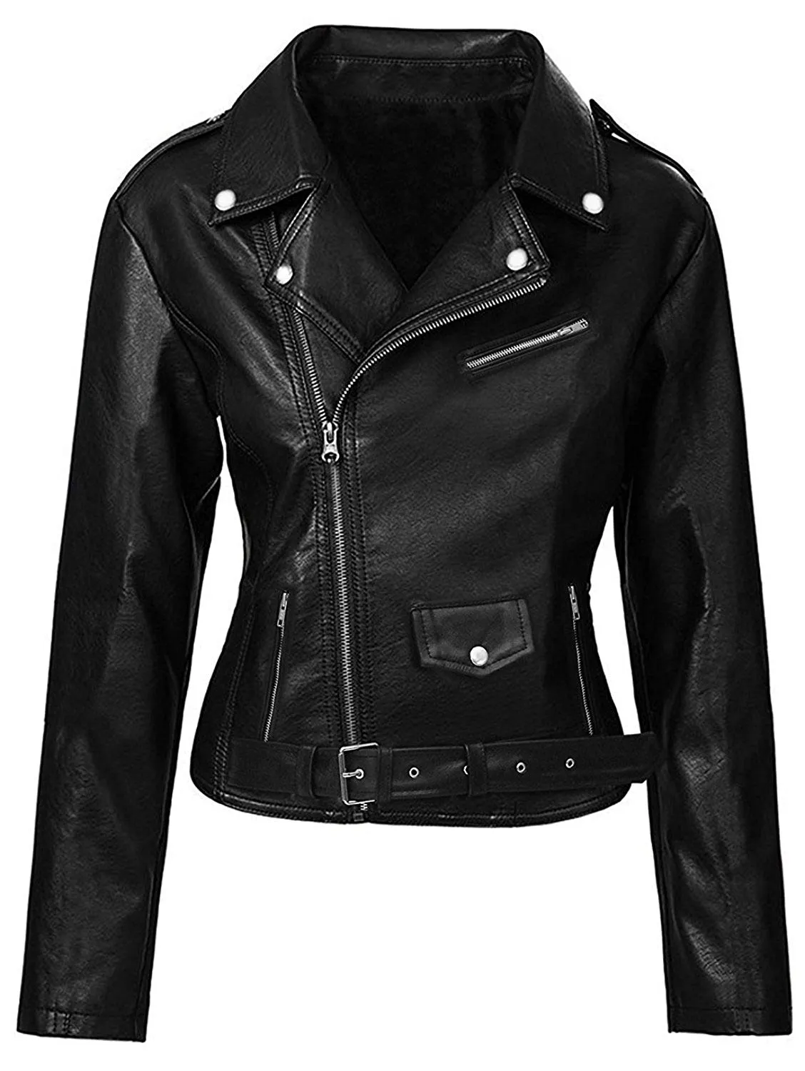 Womens Riverdale Black Genuine Leather Jacket Southside Serpents